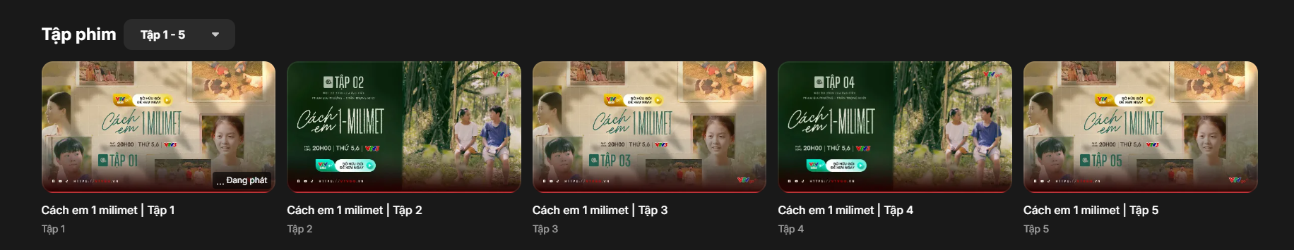 Hướng dẫn cách xem bộ phim " cách em 1 milimet FULL"
