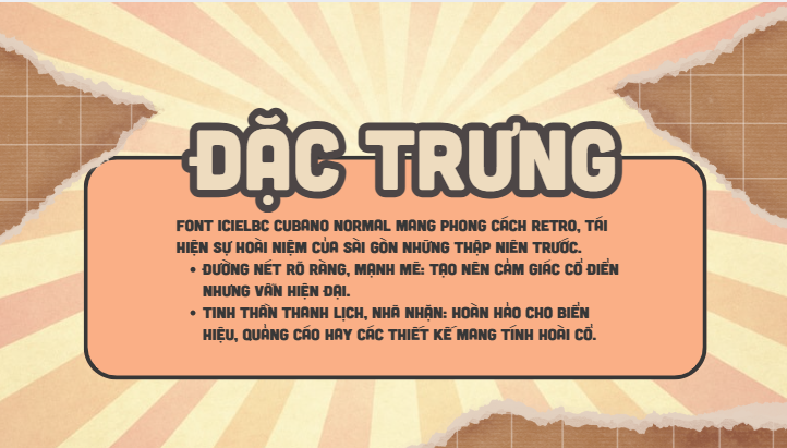 Đặc Trưng Nổi Bật Của Font iCielBC Cubano Normal
