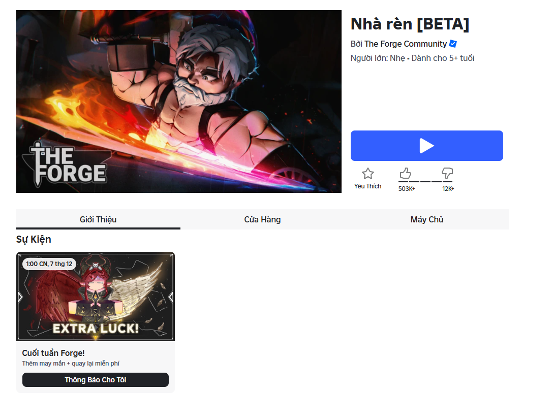 the Forge! - Game Nhà Rèn
