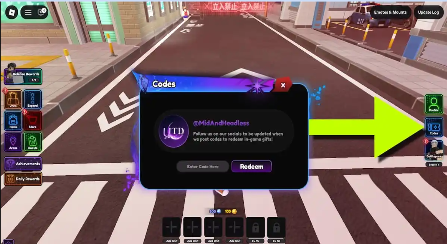 Nhập codes để nhập code game đổi phần quà