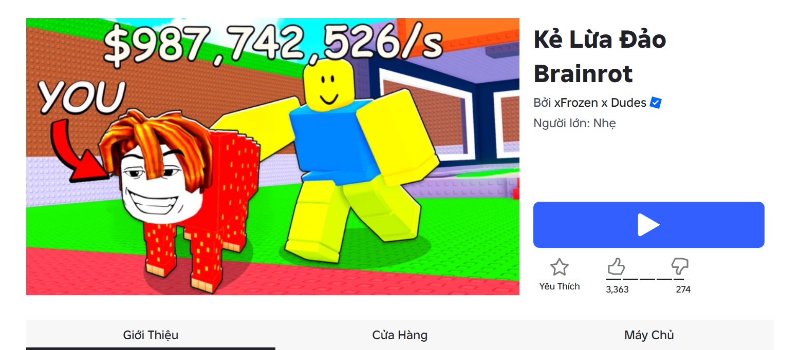 Kẻ Lừa Đảo Brainrot